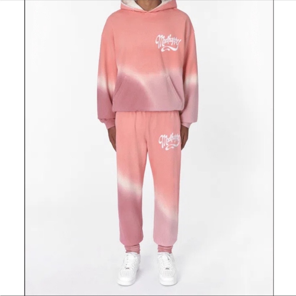 Madhappy Pink Tye Dye sweatpants